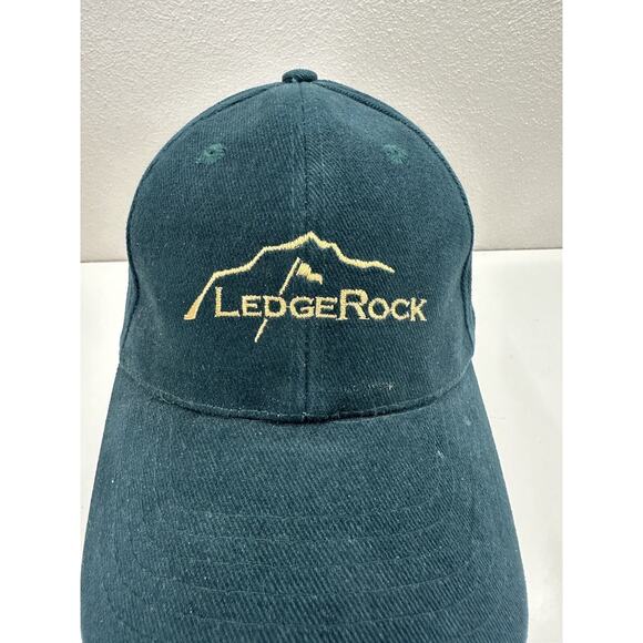 Fahrenheit Baseball Hat Ledge Rock Golf Course Green Adjustable Cap - Picture 2 of 8